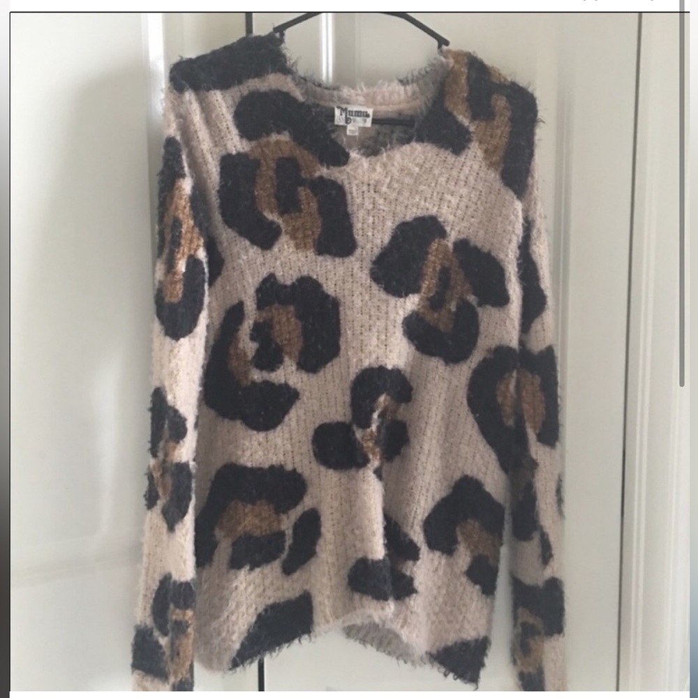 Show Me Your Mumu leopard sweater
